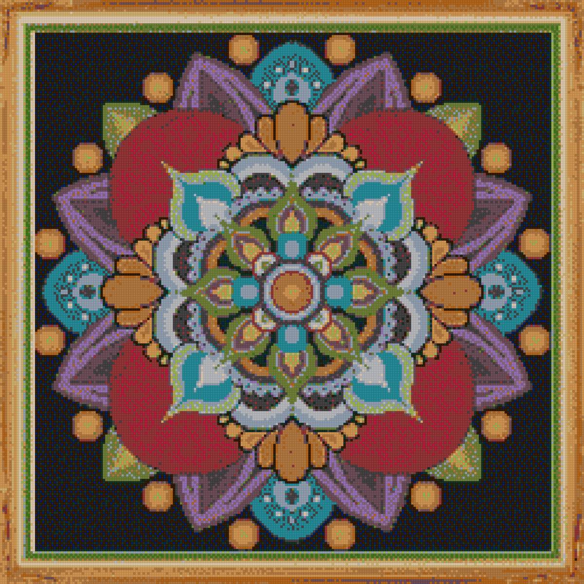 орнамент - орнамент. подушка - предпросмотр