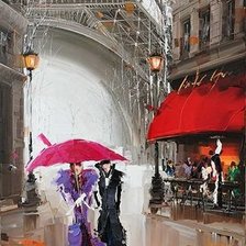 Схема вышивки «Париж свидание»