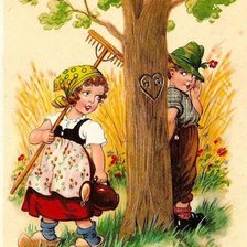 Схема вышивки «Старинная немецкая вышивка»