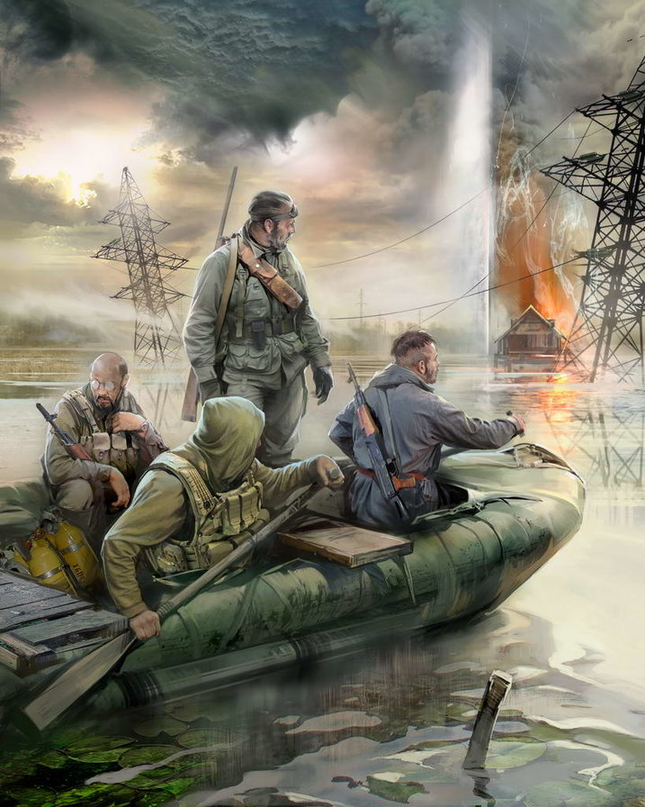 S.T.A.L.K.E.R. Штык - сталкер, обложка книги - оригинал