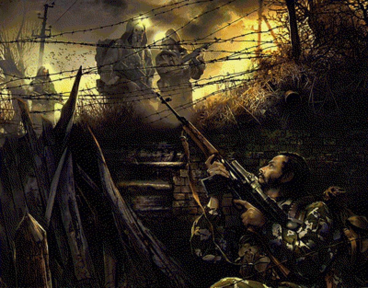 S.T.A.L.K.E.R. Засада - сталкер, наемник, засада - предпросмотр