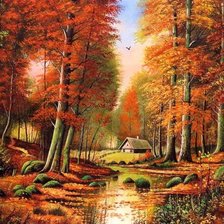 Схема вышивки «Картина»