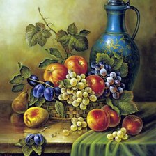 Схема вышивки «zátišie s ovocím»