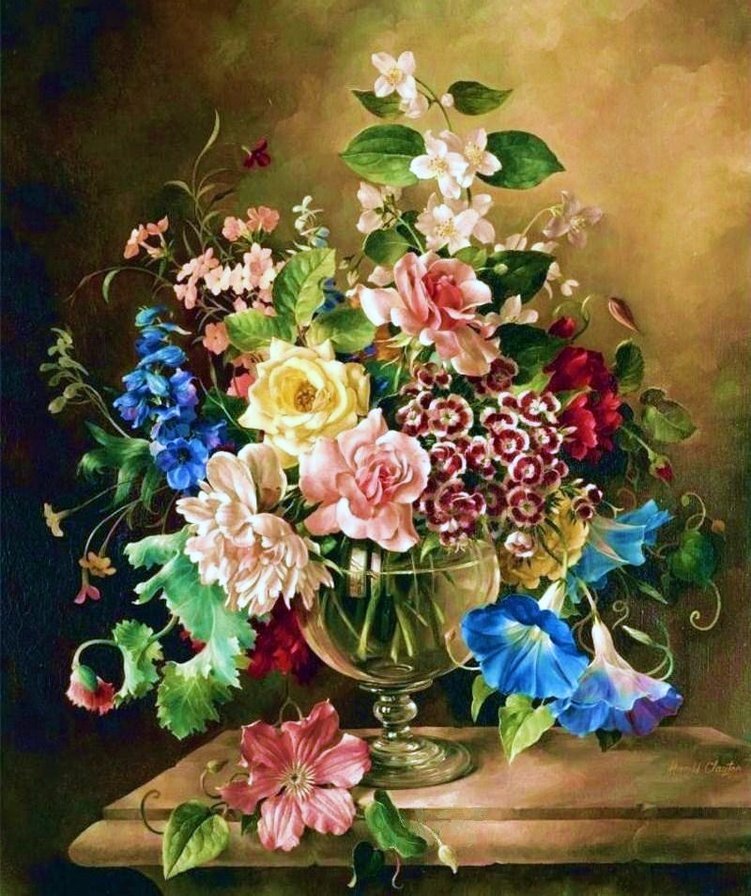 kvety,váza - оригинал