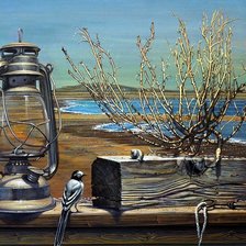 Схема вышивки «Пейзажный натюрморт»