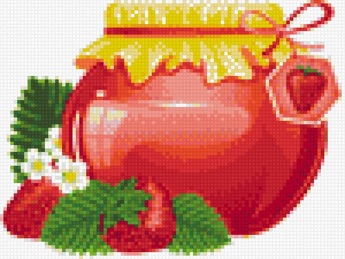 Клубничное варенье - баночка, варенье, клубника - предпросмотр