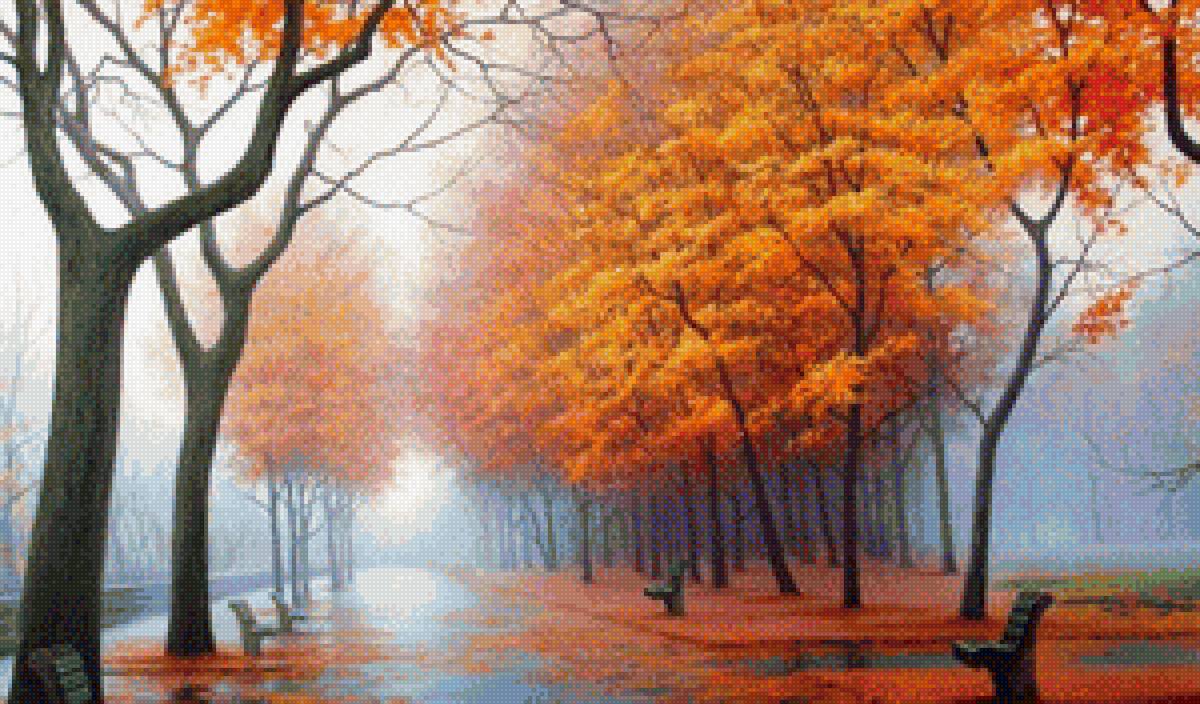 осень в городе - дождь, город, осень - предпросмотр