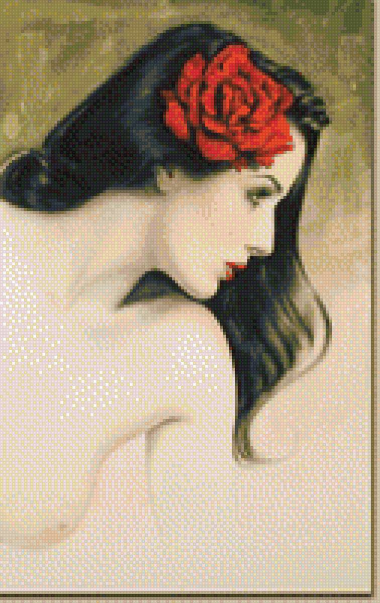 Дита - дита, девушка, профиль - предпросмотр