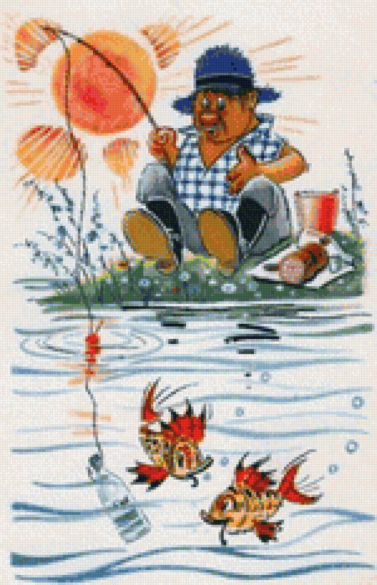 весёлый рыбак - предпросмотр