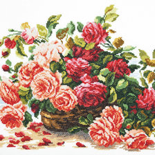 Схема вышивки «Королевские розы»