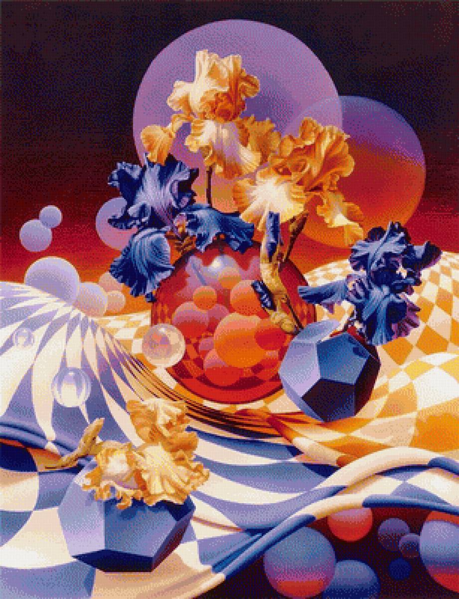 мэерворд 2 - цветы, ирисы, удивительный мир - предпросмотр