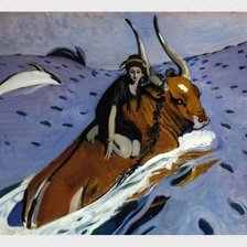 Схема вышивки «Похищение Европы»