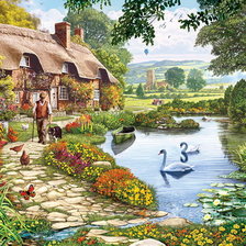 Схема вышивки «Картина»