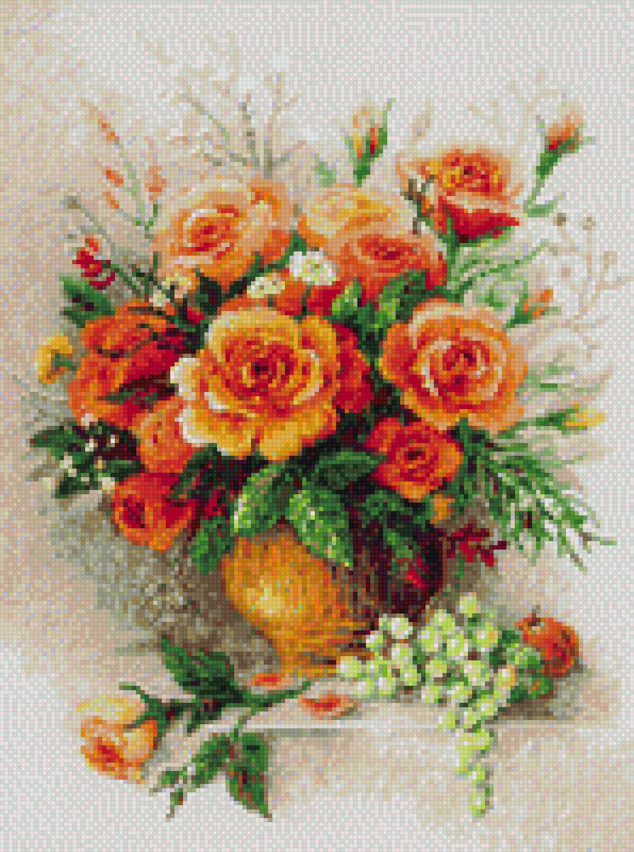 Чайные розы - предпросмотр