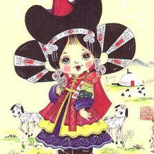 Схема вышивки «MONGOL HATAN 1»