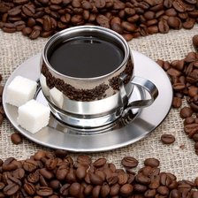 Схема вышивки «Кофе»