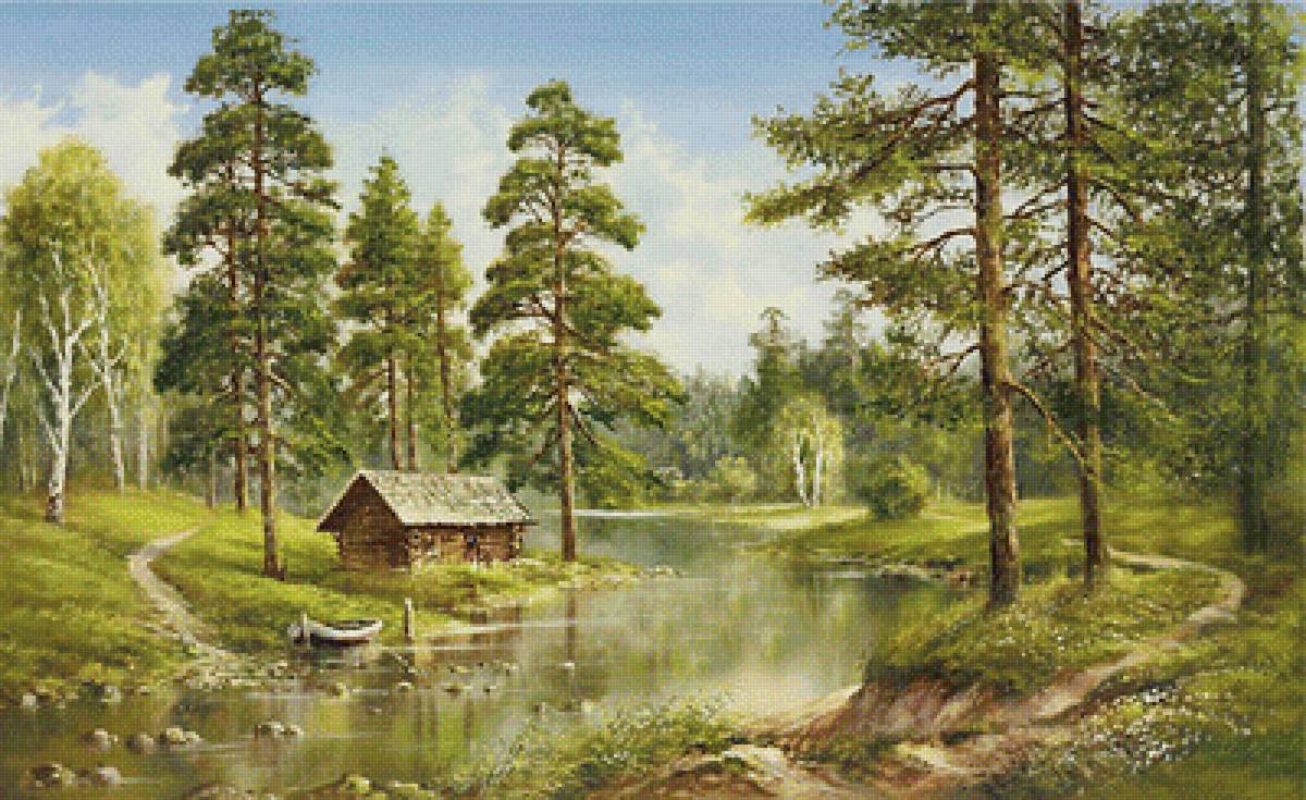 Избушка в лесу - предпросмотр