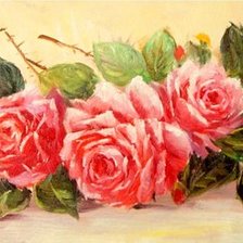 Схема вышивки «розы»