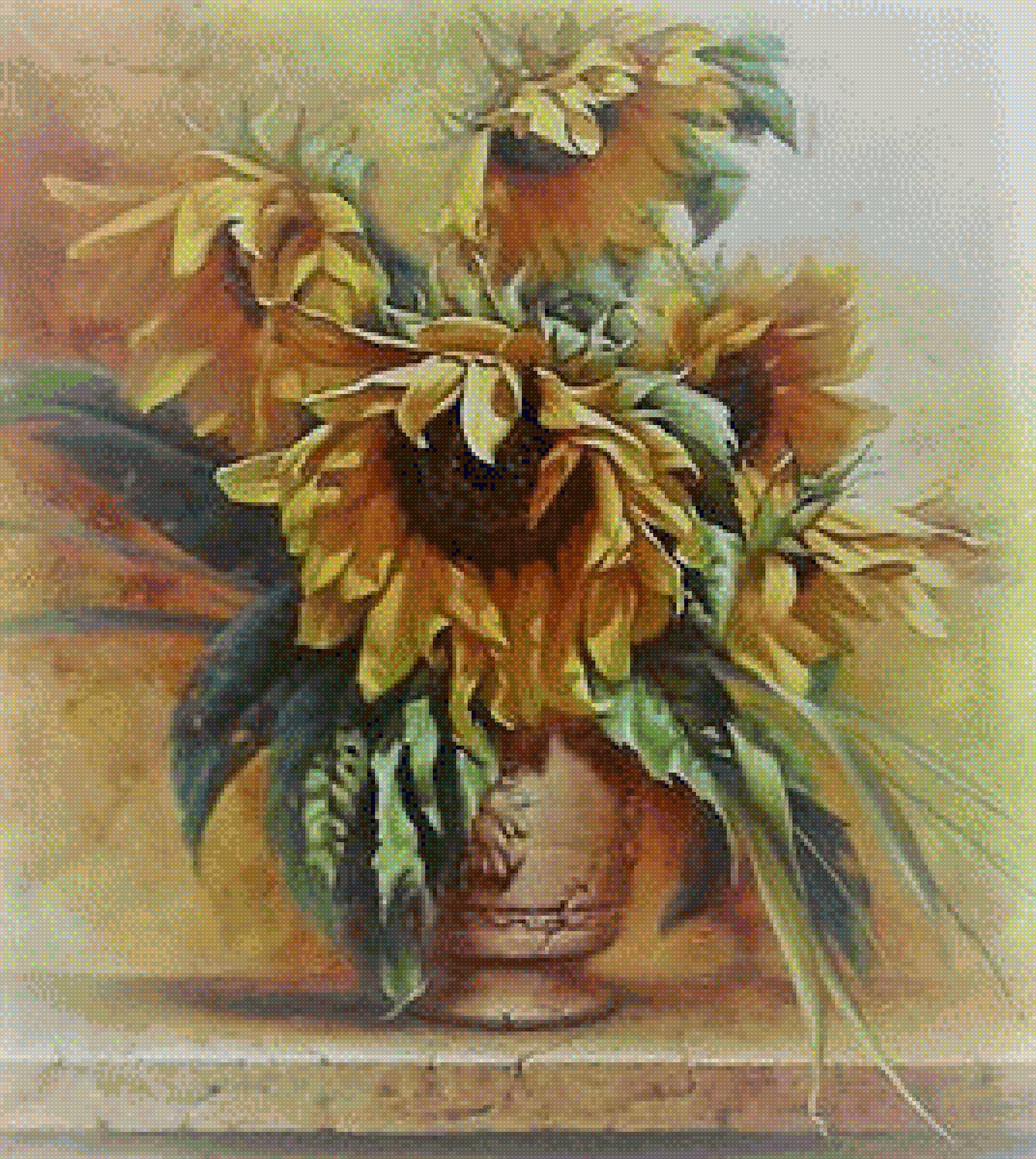 ПОДСОЛНУХИ - осение цветы, подсолнухи - предпросмотр