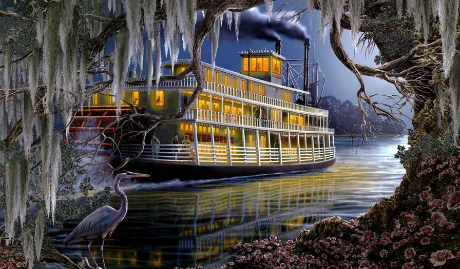 На реке - оригинал