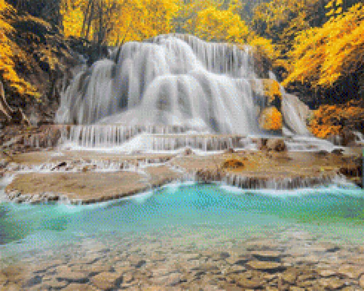 Cascata de Outono - paisagem - предпросмотр