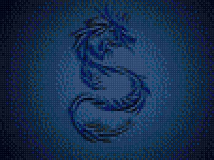 голубой дракон - дракон, фэнтези - предпросмотр