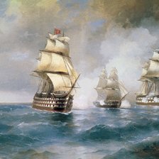 Схема вышивки «Korabli»