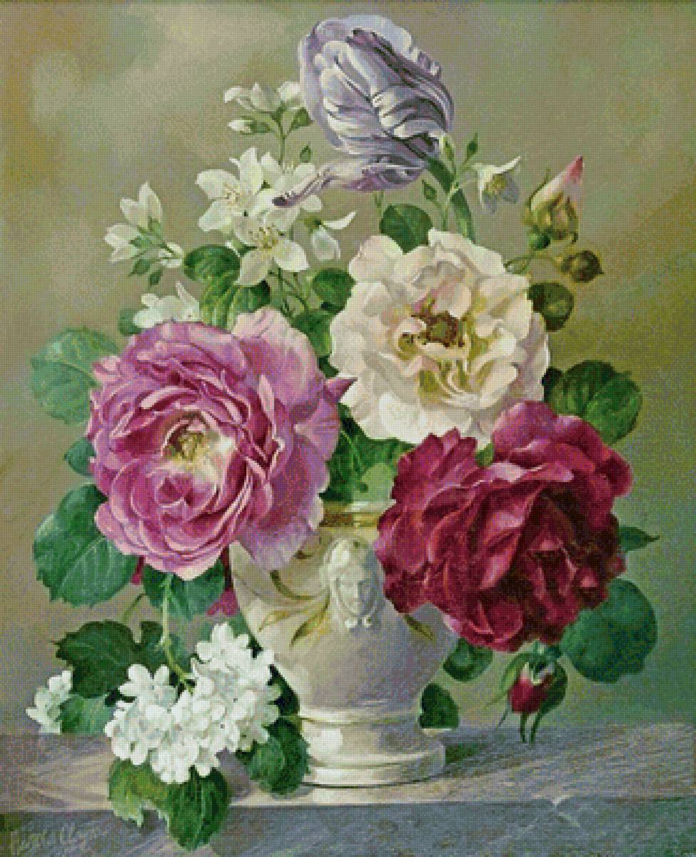 kvety vo váze - предпросмотр