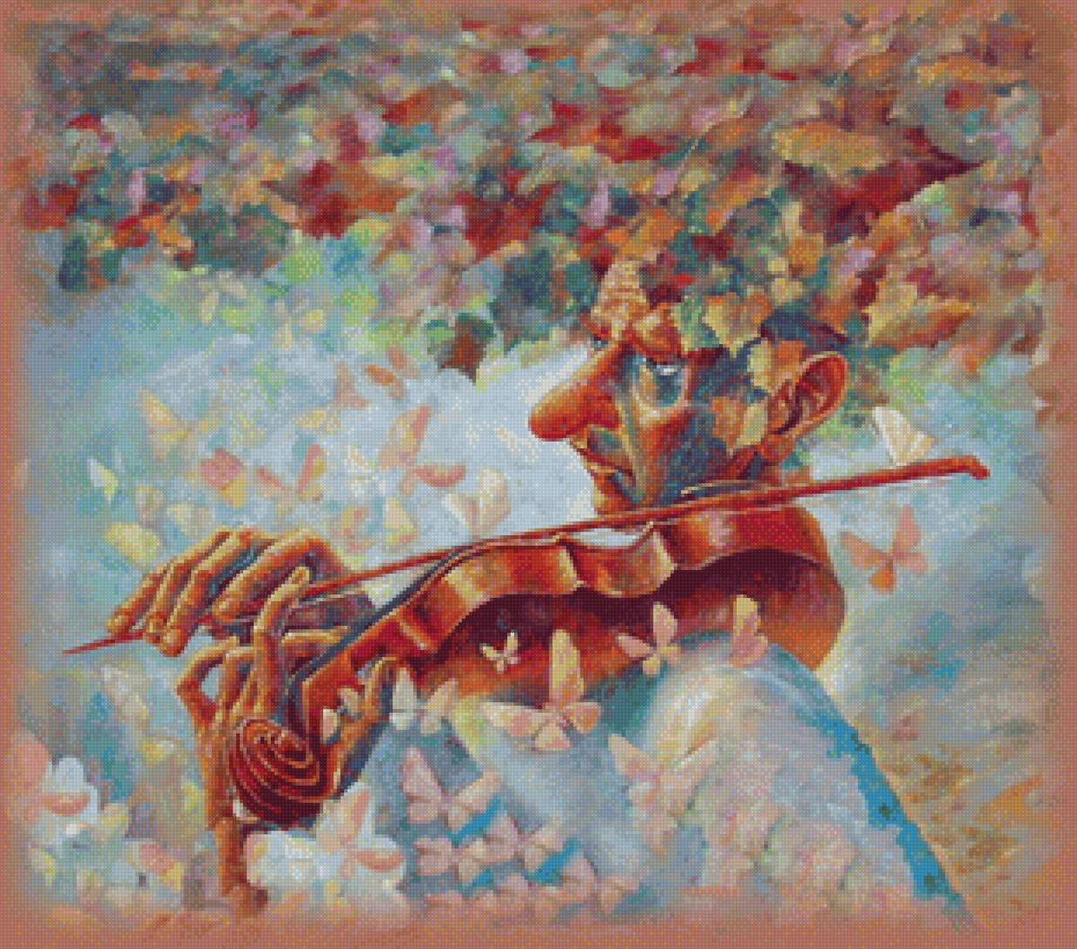 Скрипка-осень - предпросмотр