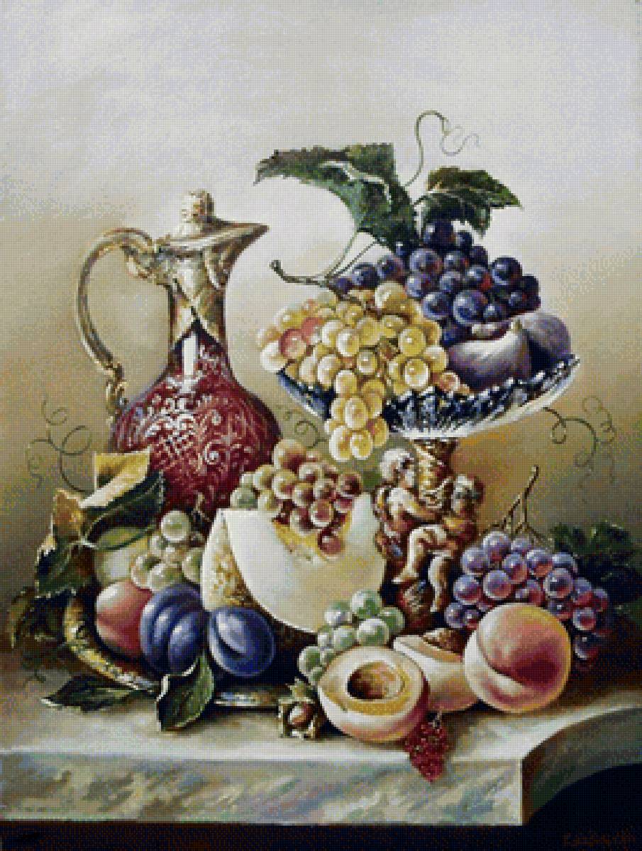 Натюрморт - фрукты, ягоды, натюрморт - предпросмотр