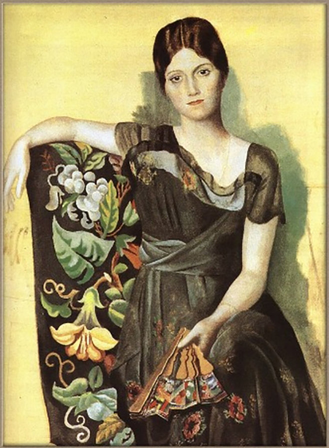 Olga - картина пикассо - оригинал