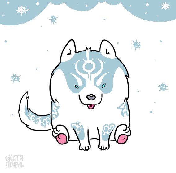 хаски малыш - хаски, малыш, щенок - оригинал