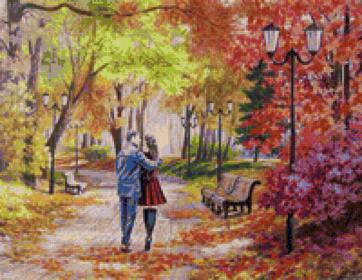 Осеннее рандеву - пара, осень - предпросмотр