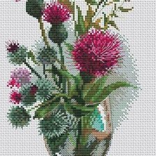 Схема вышивки «Alcachofras»