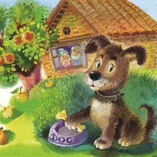 Схема вышивки «щенок»