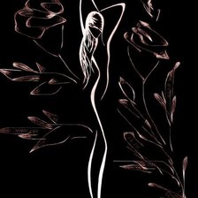 Схема вышивки «незнакомка»