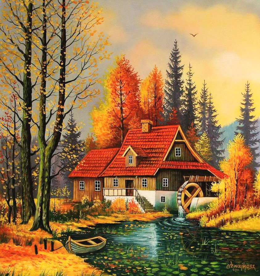 mlyn,jeseň - оригинал