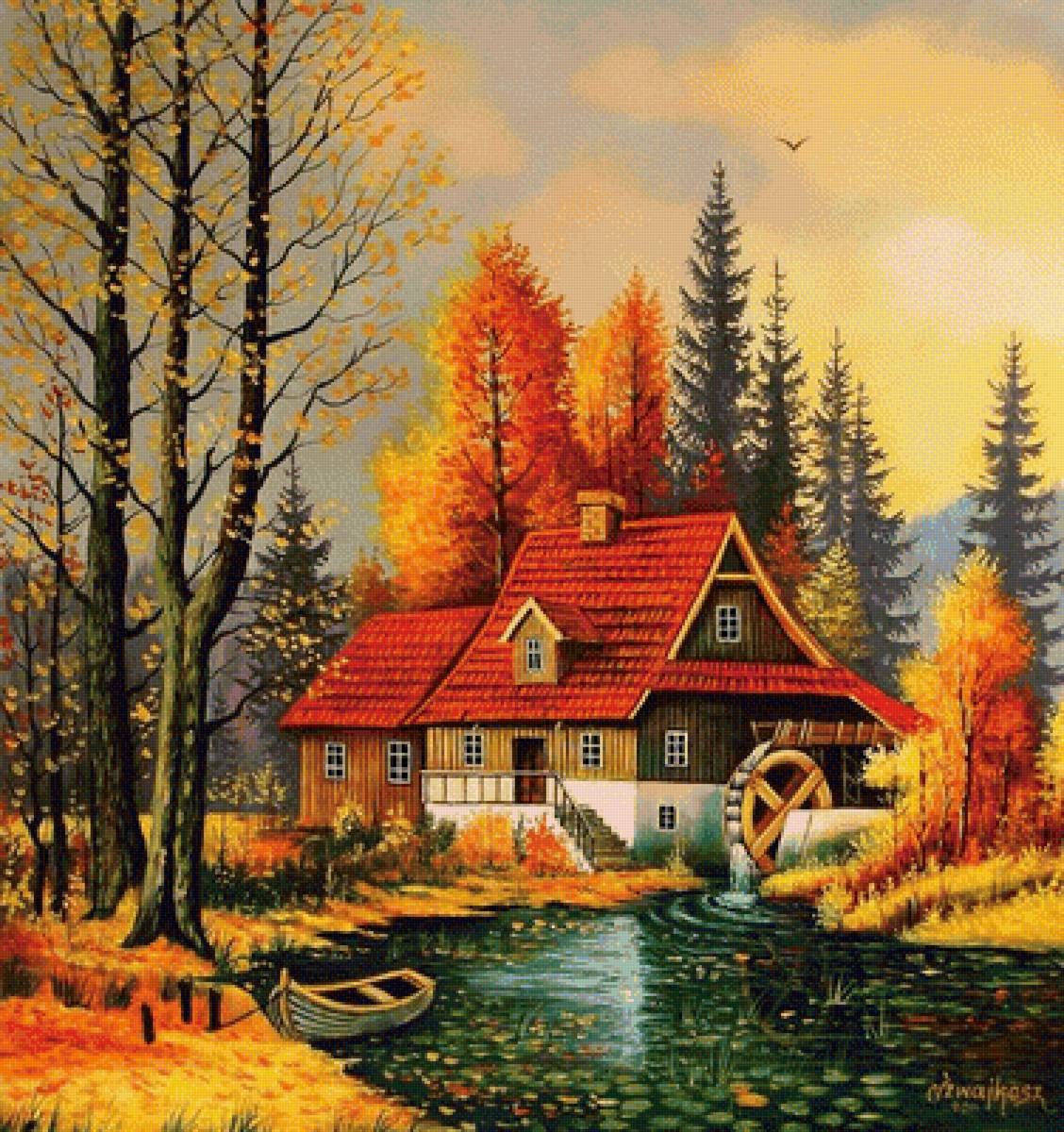 mlyn,jeseň - предпросмотр