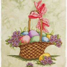 Схема вышивки «Cesto da Páscoa»