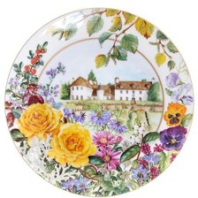 Схема вышивки «тарелка»