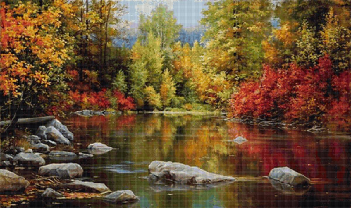 Золотая осень - пейзаж, природа - предпросмотр