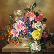 Схема вышивки «Букет»