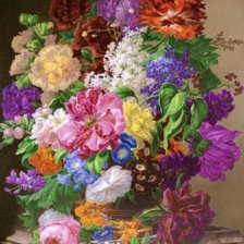 Схема вышивки «Букет»