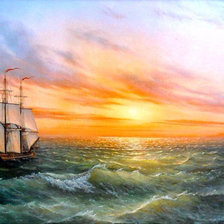 Схема вышивки «Korabli»