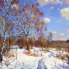 Схема вышивки «весна»