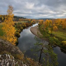 Схема вышивки «природа Урала»