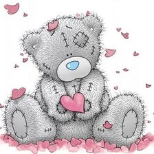 Схема вышивки «мишка»