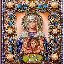 Схема вышивки «Святая Вероника»