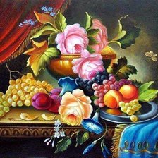 Схема вышивки «natura»