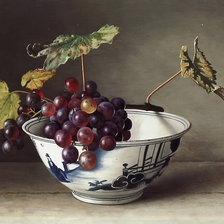 Схема вышивки «виноград»